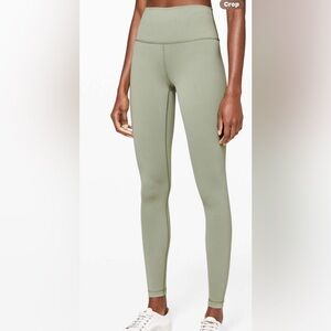 Lululemon Wunder Under‎ High-RiseTight 28" Color Sea Moss Green Size12